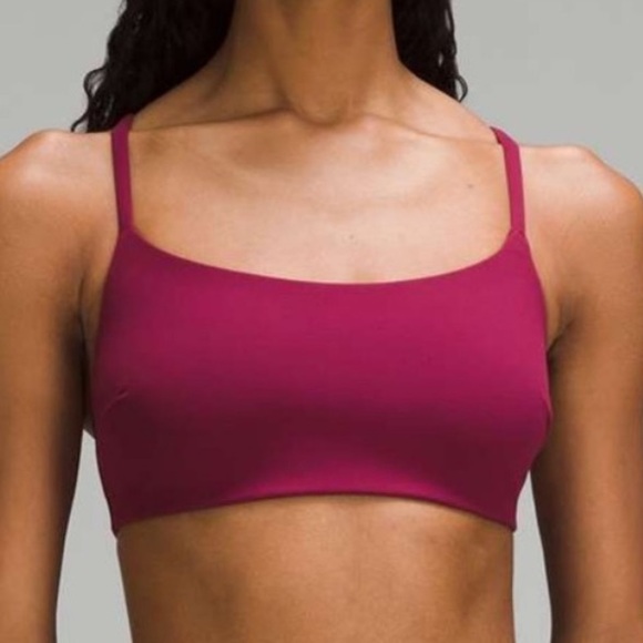 Lululemon Hot Pink (Magenta) Wunder Train Strappy Racer Bra | Size 10, C/D Cup - Picture 1 of 3